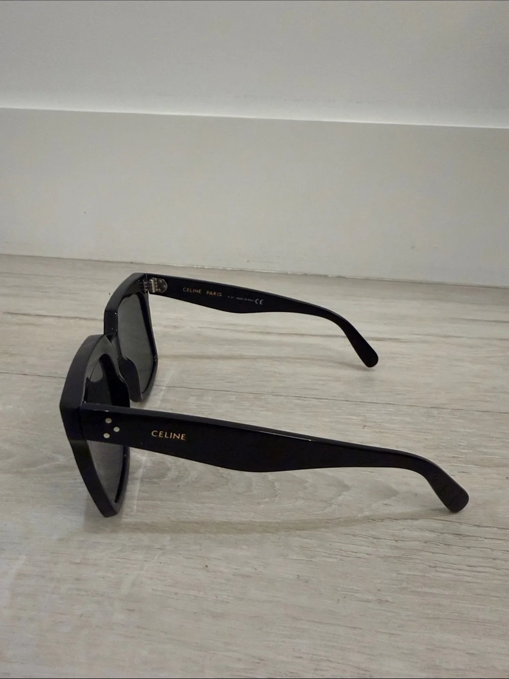 Celine Oversized Square Black Sunglasses Authentic
